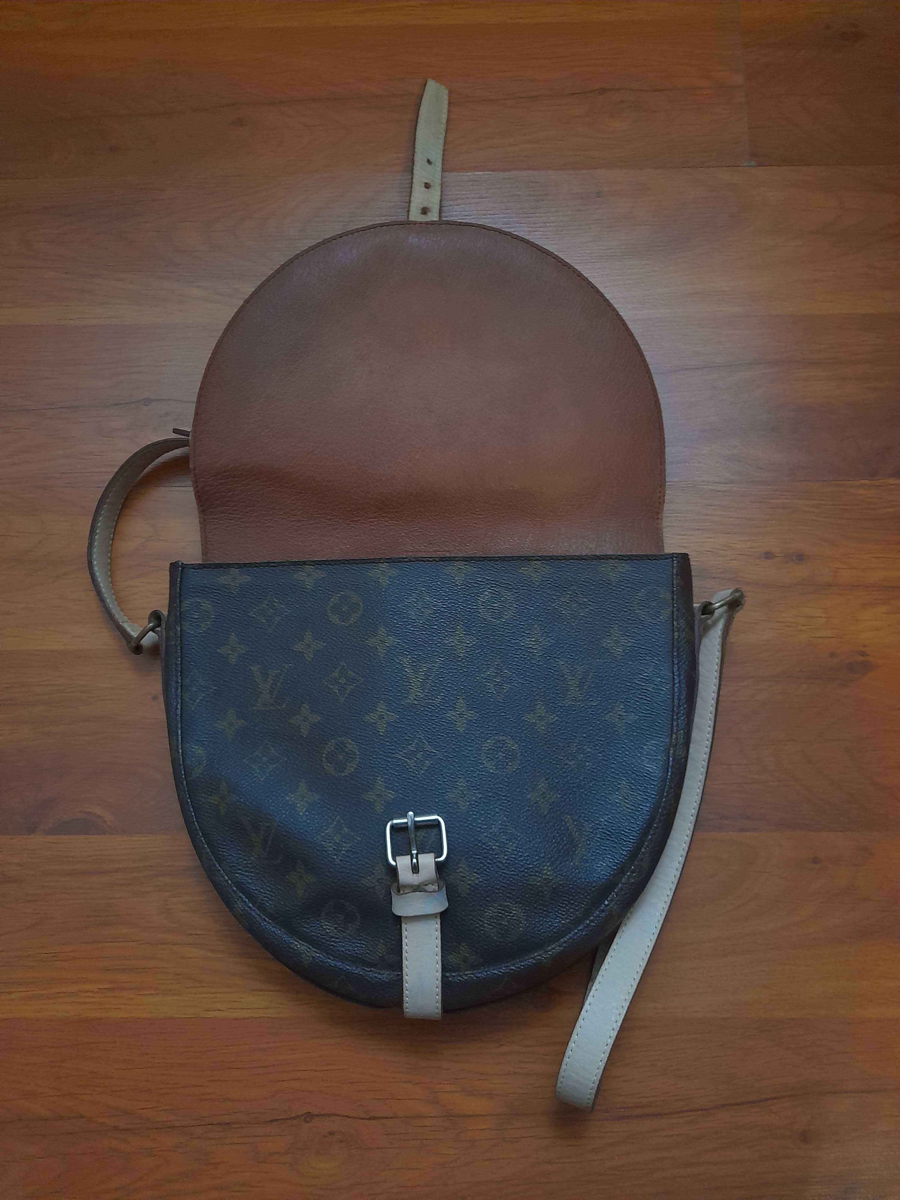 Оригинал Louis Vuitton Chantilly винтаж 1970-х сумка кроссбоди
