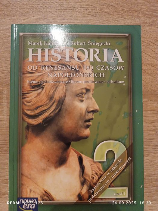 Historia od renesansu do czasów Napoleonskich