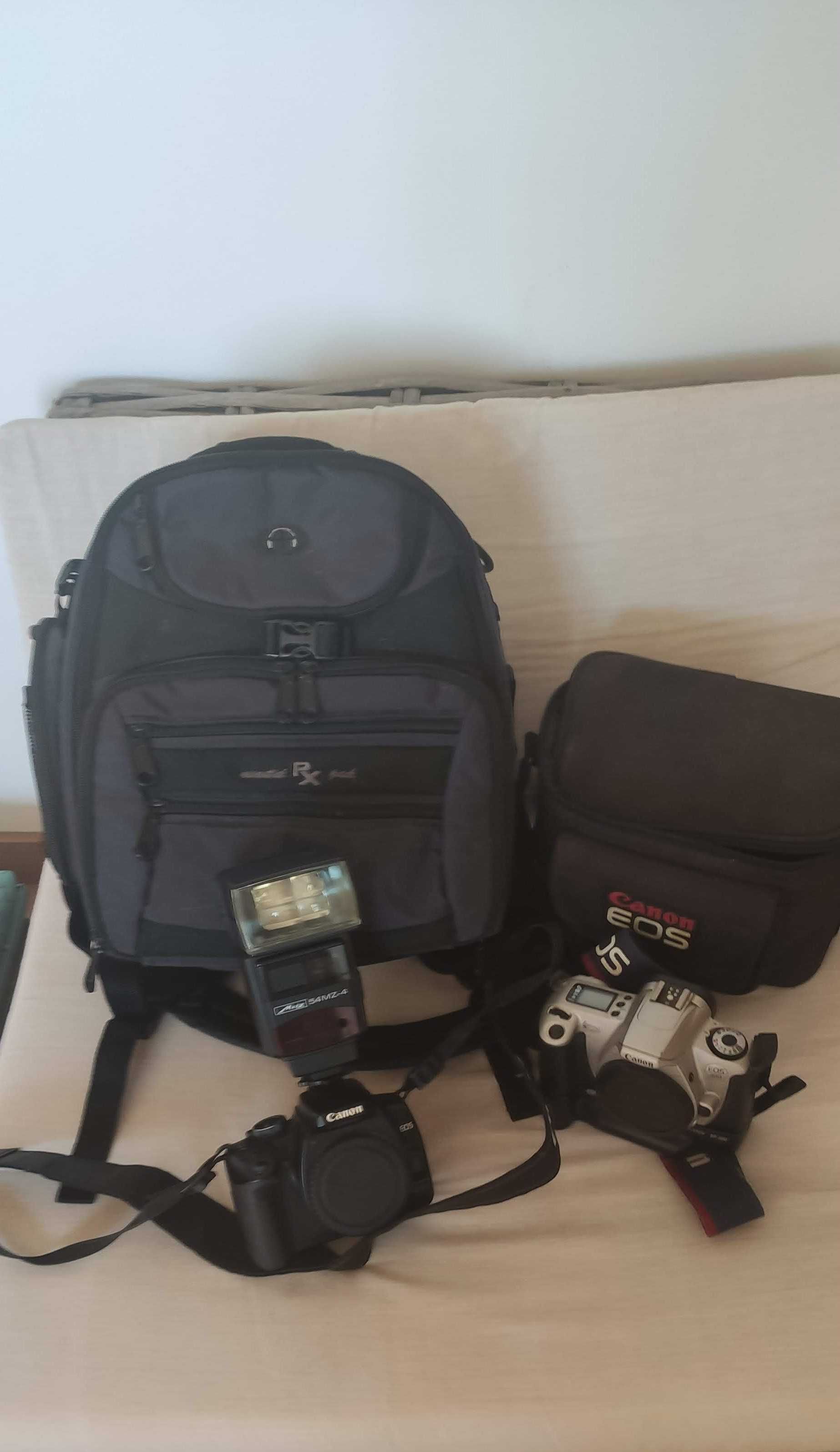 Kit Fotografia usado (Canon EOS300 + Canon 400D + Flash Metz 54MZ-4)