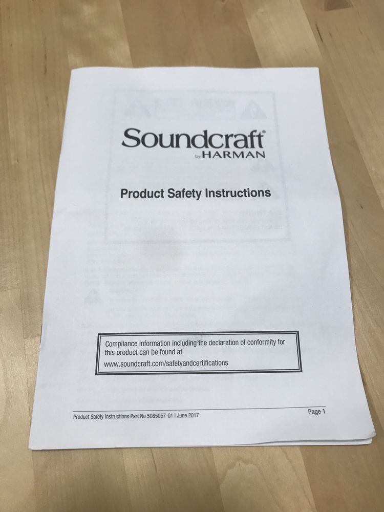 Soundcraft NotePad 8 FX - Misturdor compacto de 8 canais.