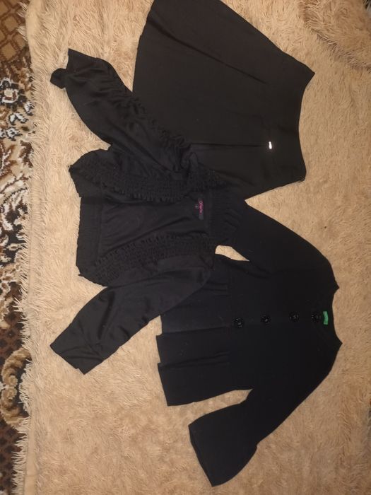 Лот кофта р140-152, рубашка, блузка, болеро, юбка