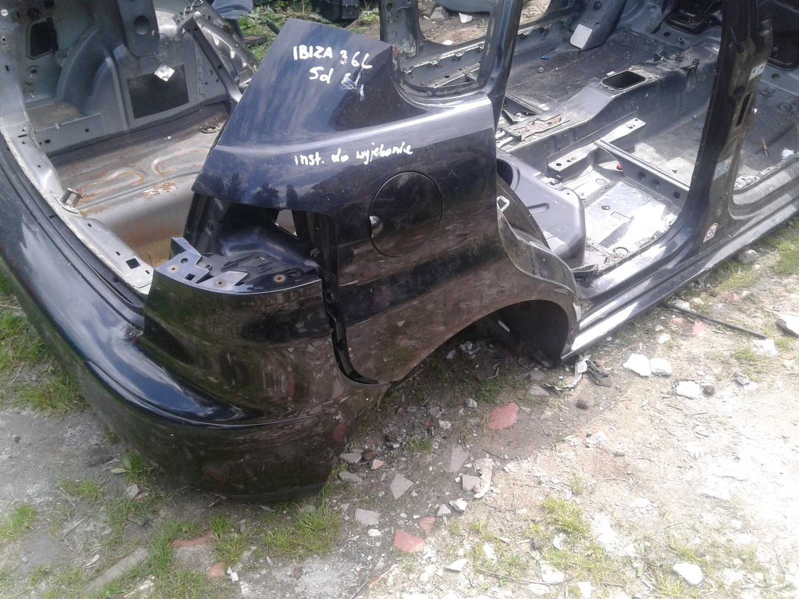Seat Ibiza 3 III 6L 5D Przód Atrapa Tył Klapa Lampy Zderzak Ćwiartka