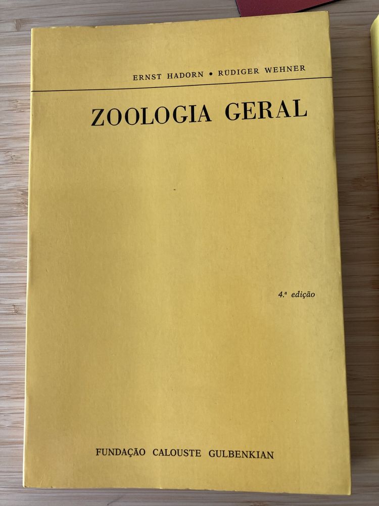 Livros Gulbenkian - zoologia, fisiologia, ecologia