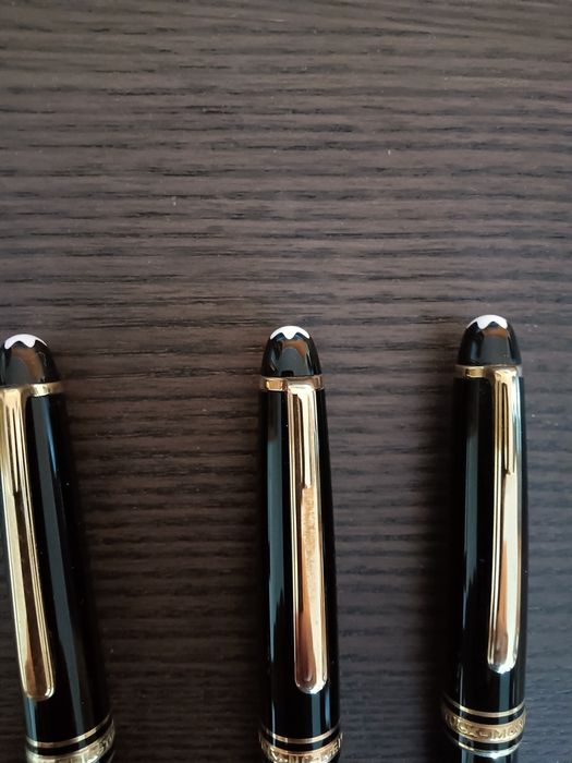 Conjunto canetas Montblanc, aparo, esferográfica e lapiseira