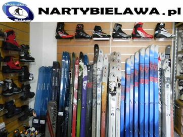 Narty biegowe, BC BACK COUNTRY buty, kije Alpina Asnes Fischer Salomon