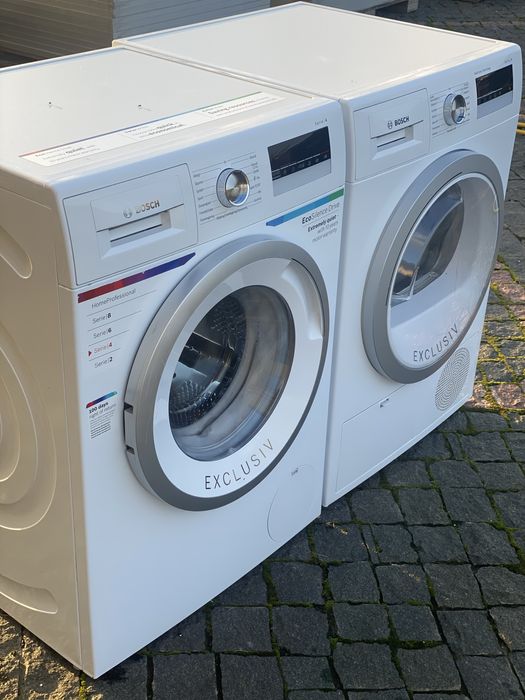 Комплект Пральна сушильна машина BOSCH Serie 4 EXCLUSIV 8кг А+++