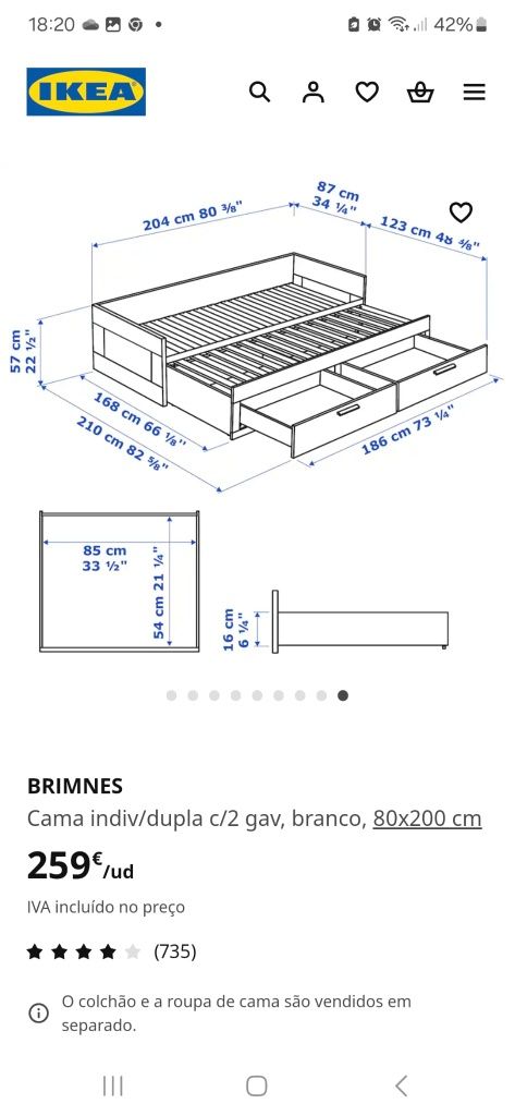 Cama de criança   de abrir