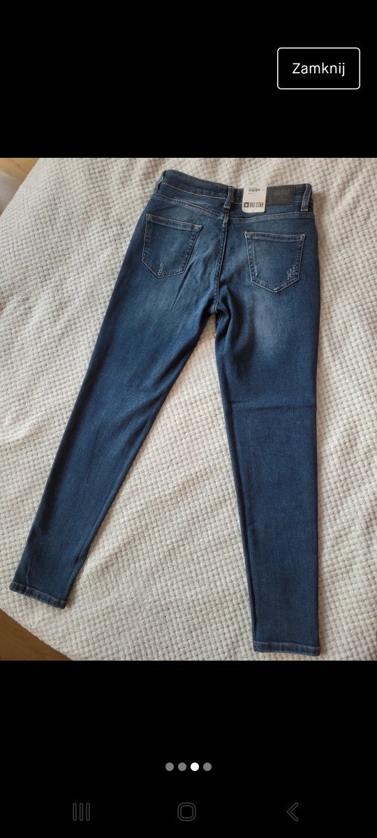 Spodnie jeansy big star nowe