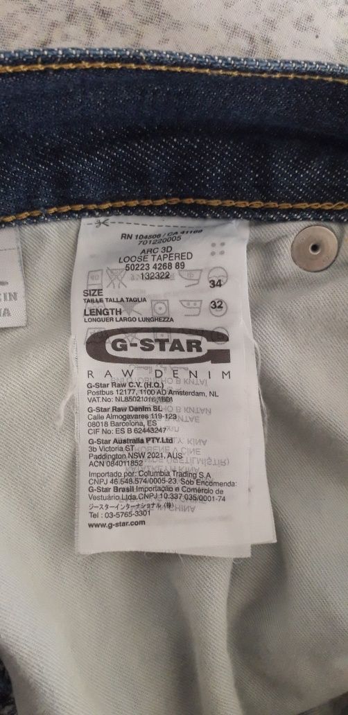 Spodnie G-star 2 pary RawGs01 i Raw3301