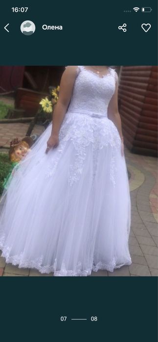 Продам / прокат весільне плаття (сукня)