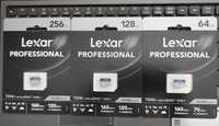 Карта памяти Lexar Professional 1066x 64GB 128GB 256GB SILVER Series
