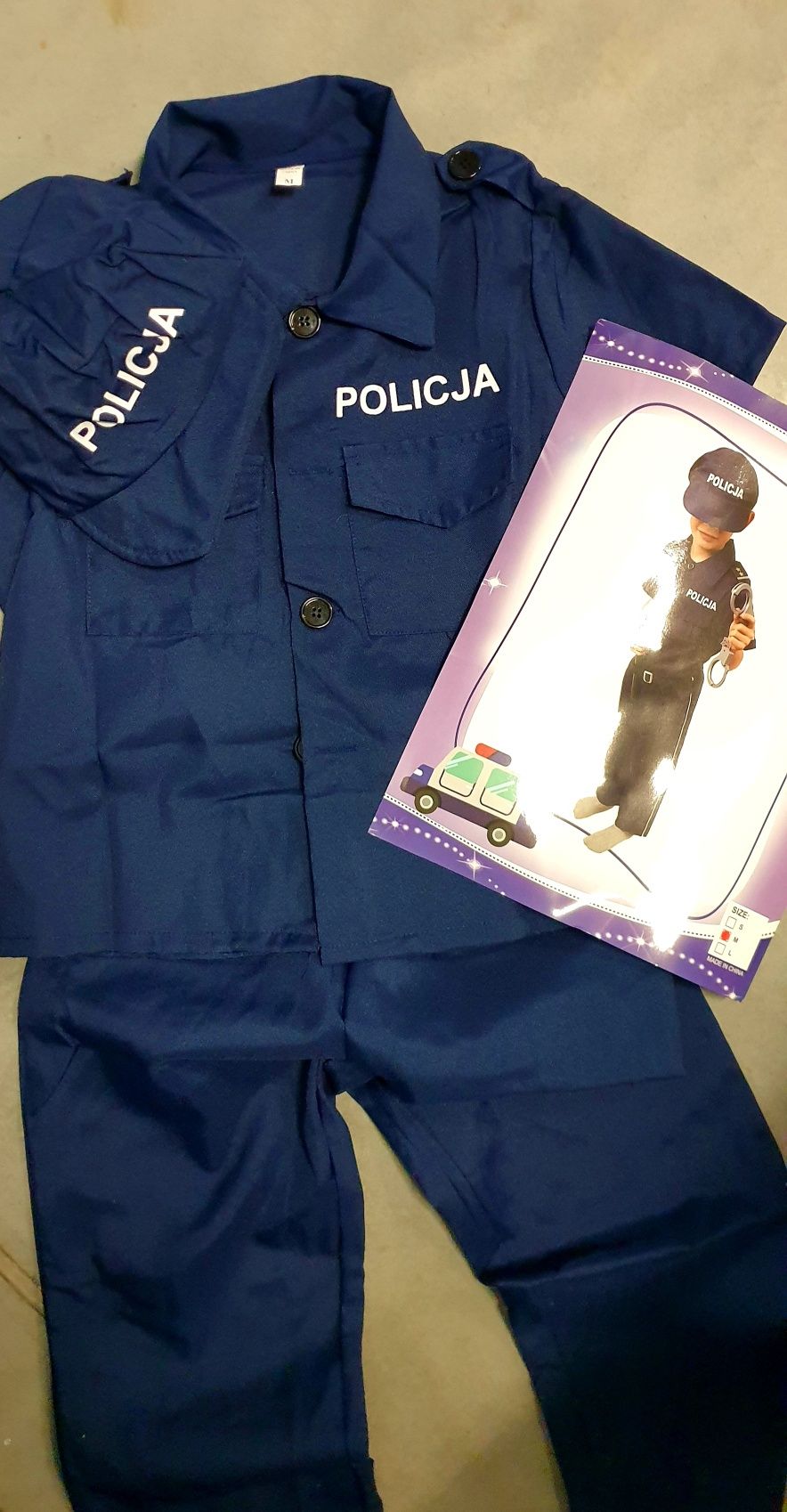 M 116-122 nowy strój na bal Policjant