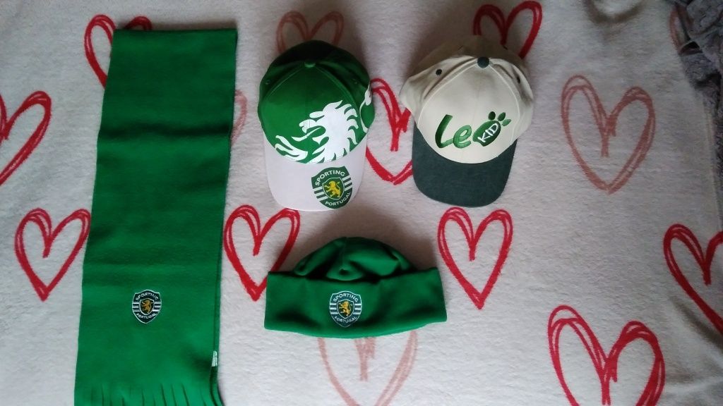 Gorros e Boné oficial do Sporting