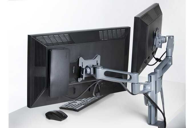 Suporte dois monitores - Kensington SmartFit Dual Arm Mount - Novo