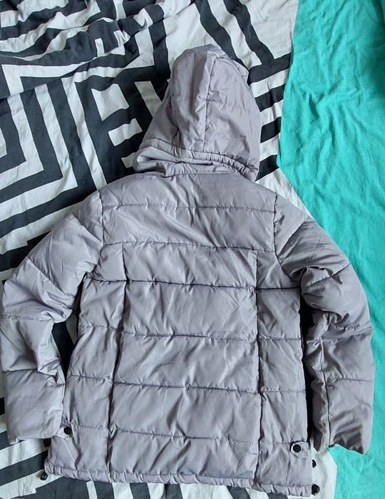 Kurtka puchowa szara