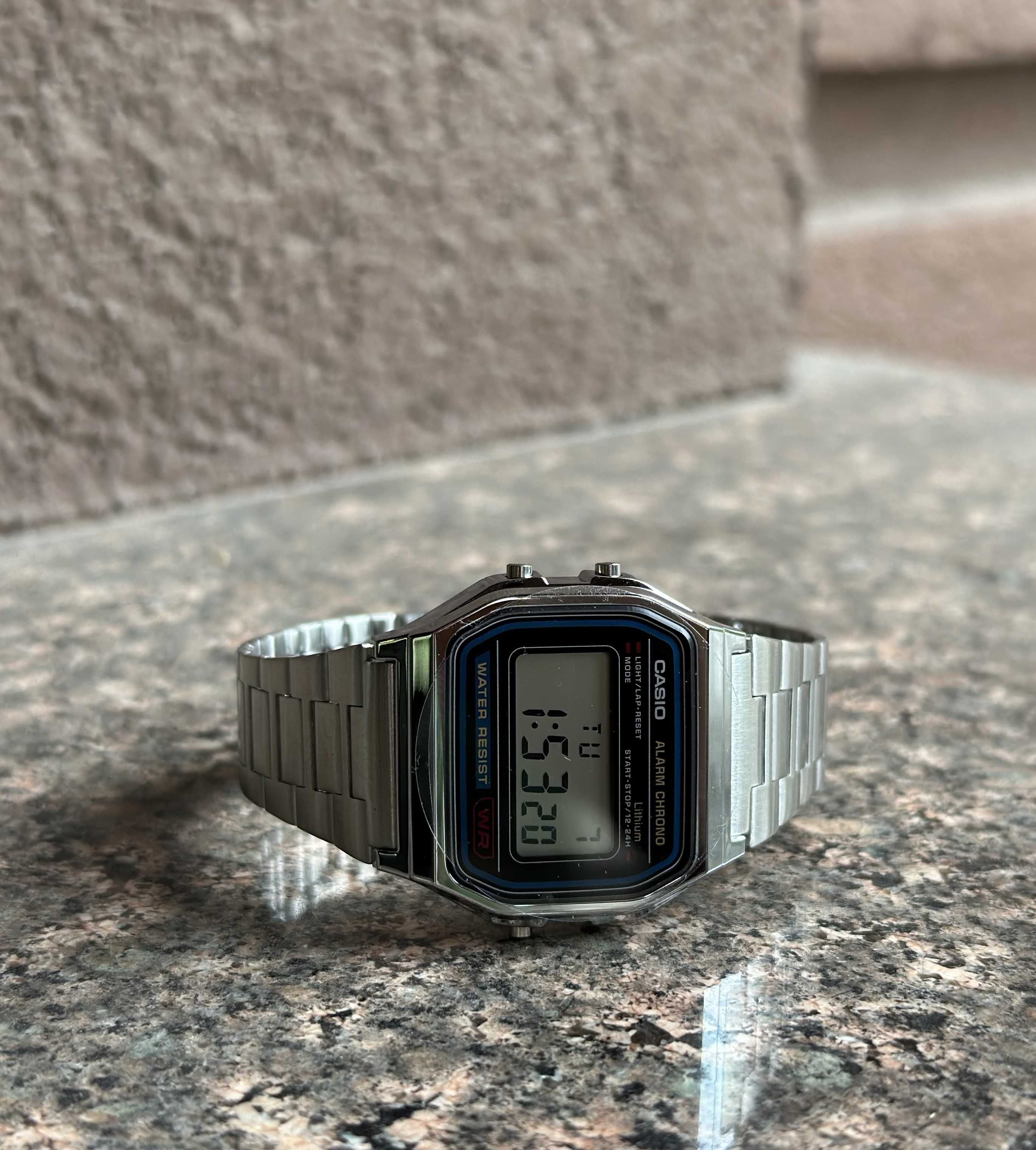 Оригінальний годинник Casio A158WA-1DF мужские часы