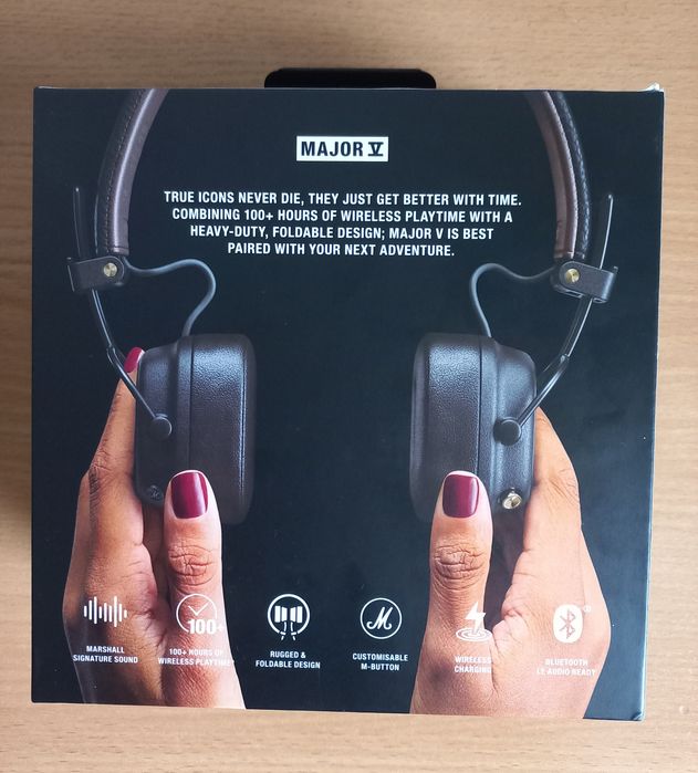 Навушники Marshall Major 5 Brown | Маршали 5 коричневі