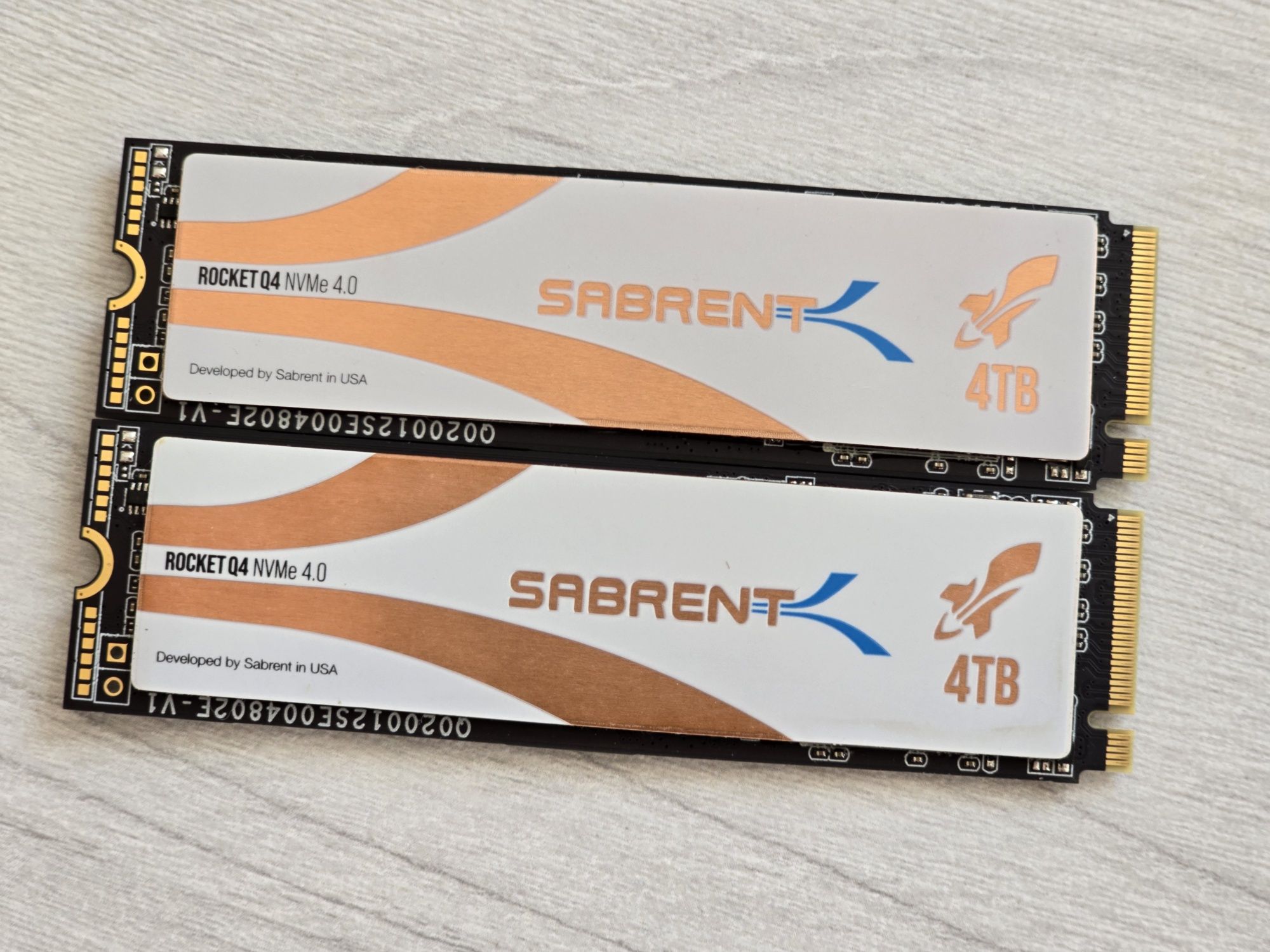 Пара SSD NVMe m.2 Sabrent Rocket Q4 по 4TB (загалом 8TB)