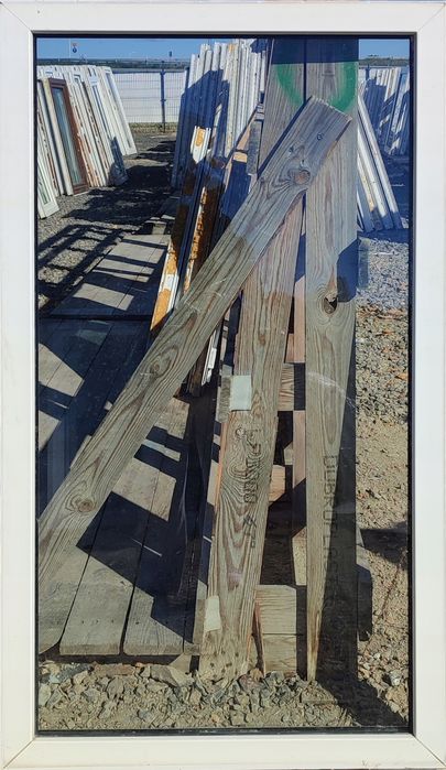 OKNA KacprzaK Witryna 81X145 FIX Używany PCV Plastikowy Lider Okna OLX