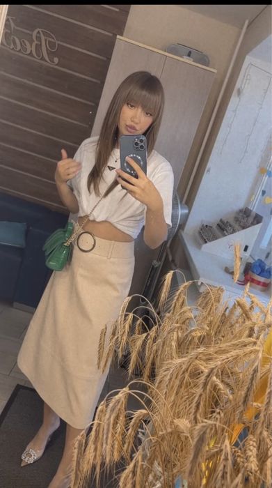 Спідниця шкіряна mango