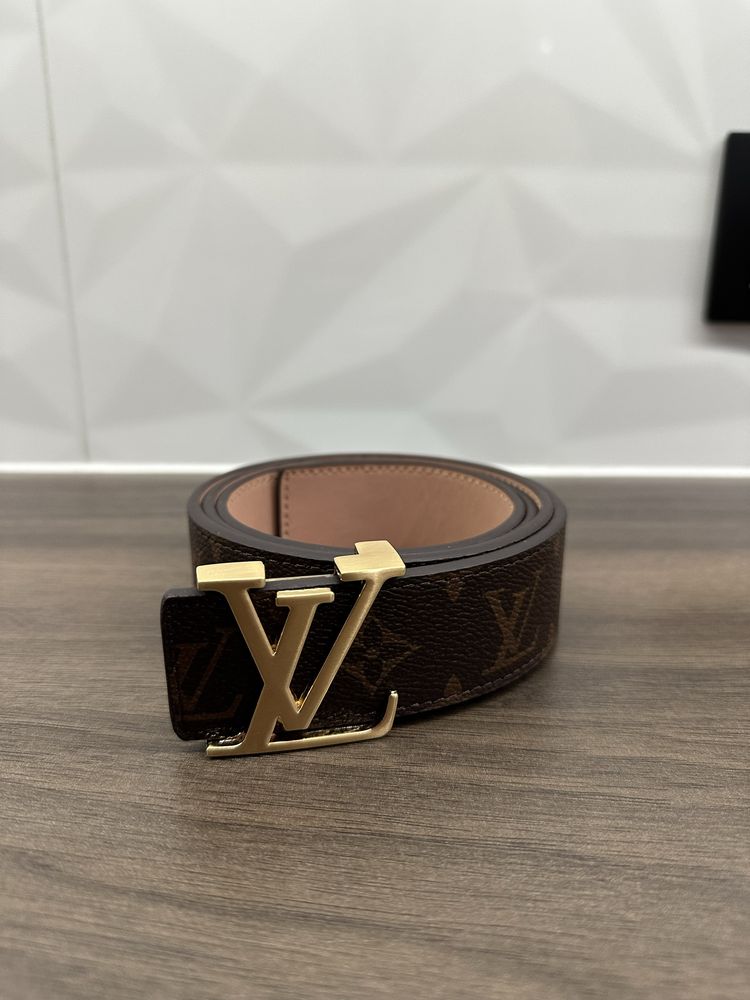 Pasek brązowy Louis Vuitton damski