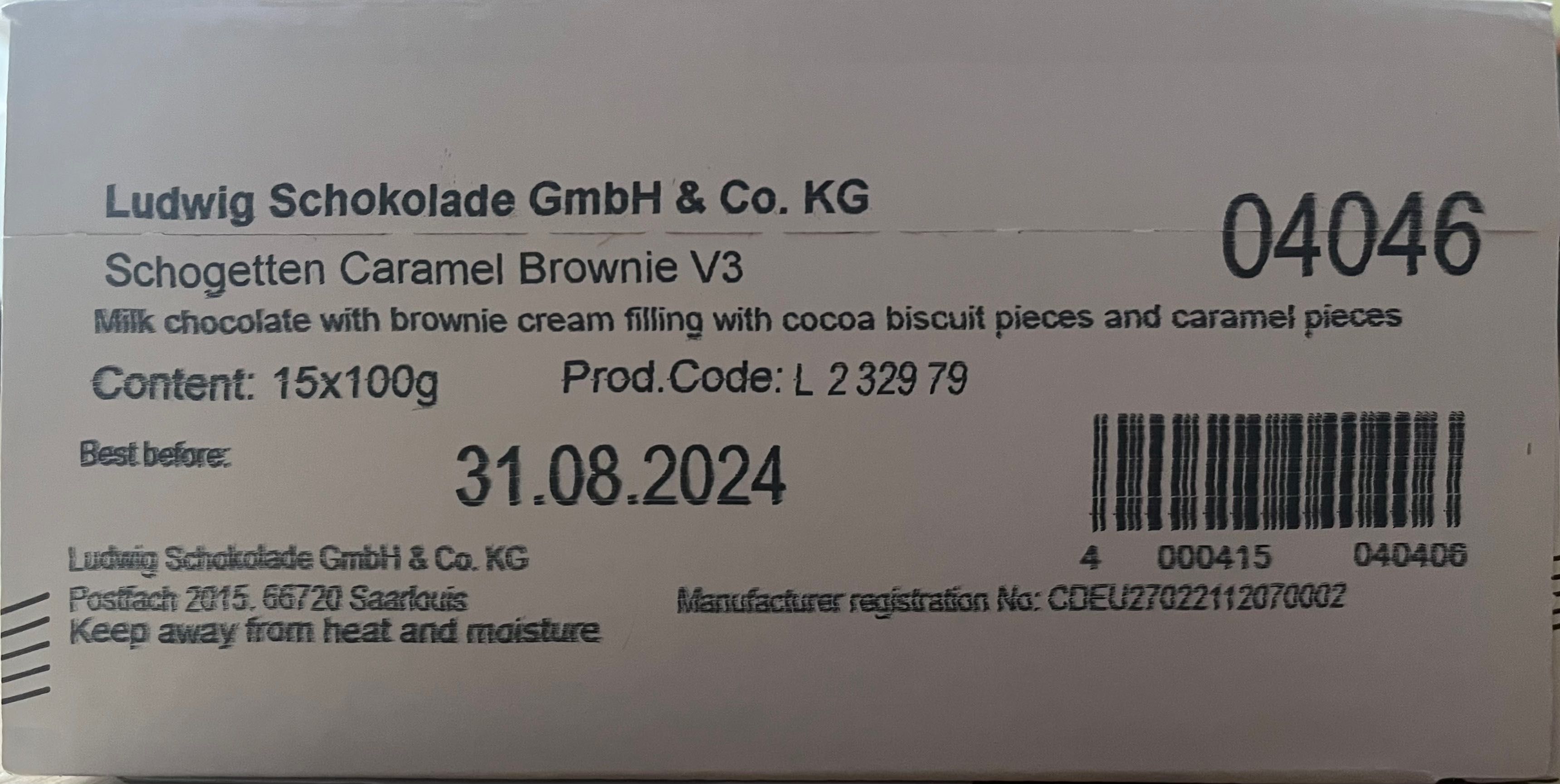 Czekolada Schogetten karmel brownie najniższa cena na rynku