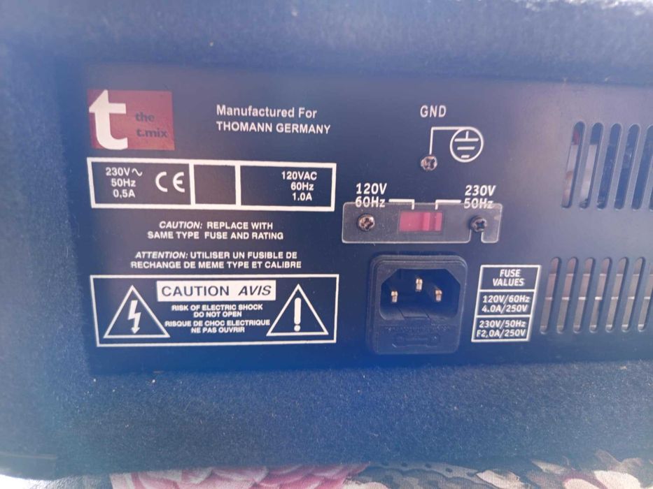 T.Mix PM400 powermixer 3 XLR/TS