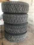 Гума з дисками 205/55/16 Зима  Goodyear шип 2 шт + 205/60/16 Nordman