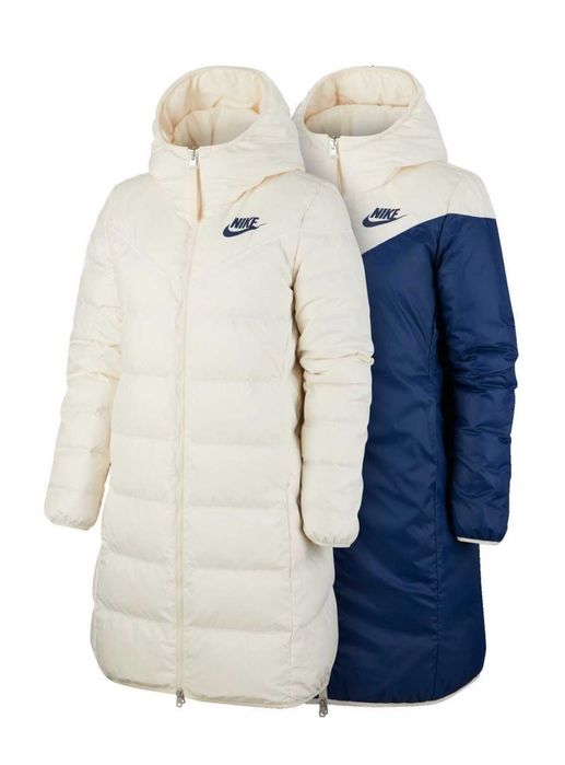 Двосторонній натуральний пуховик куртка NIKE р.XS/S ідеальний стан