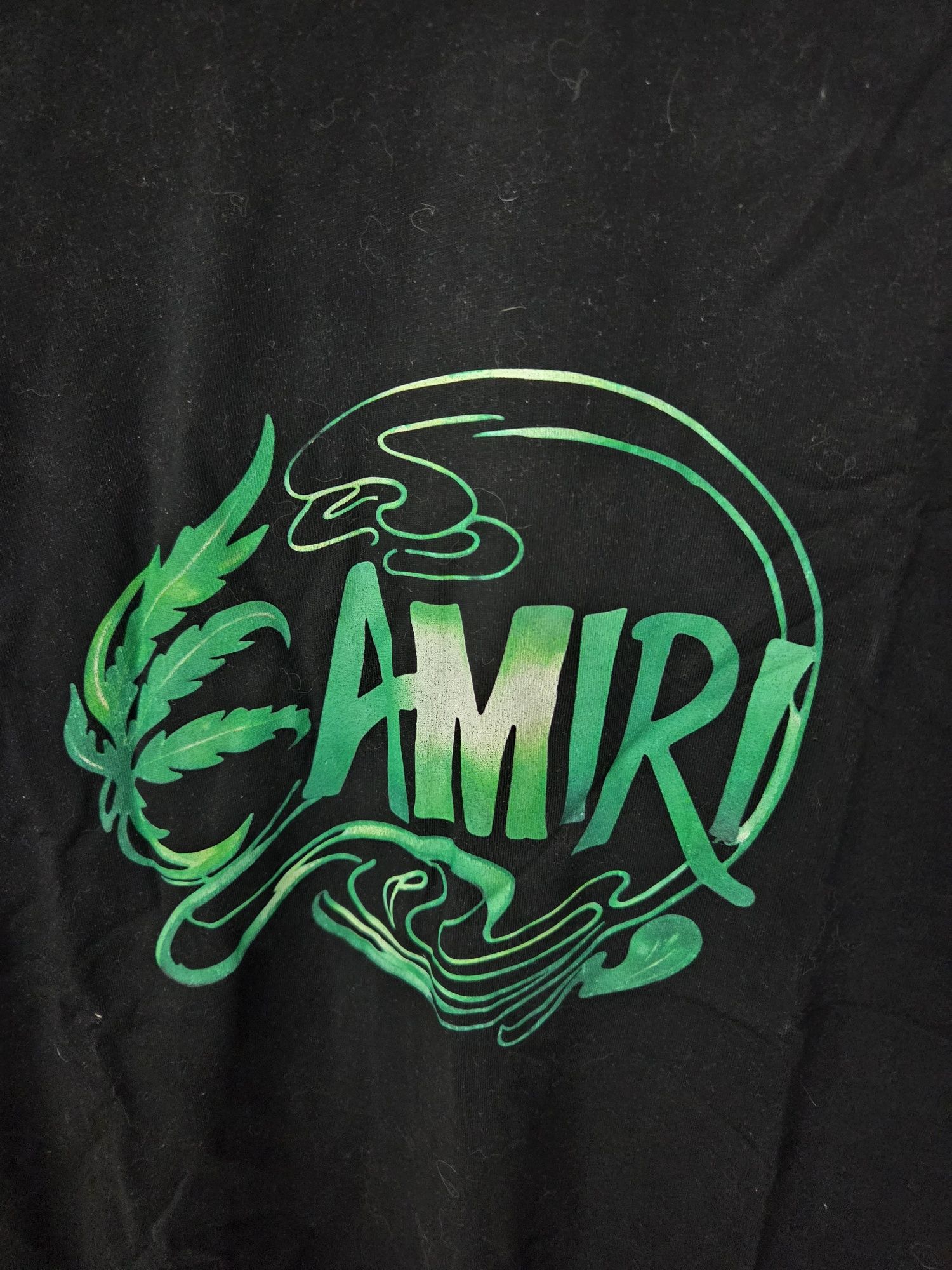 T-shirt amiri preta