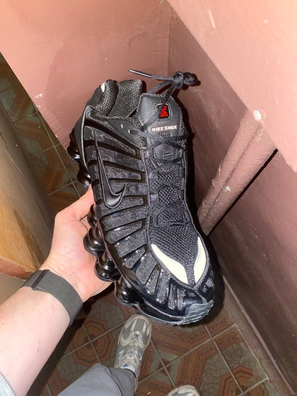 Мужские кроссовки Nike Shox LT black . Размеры 40-45