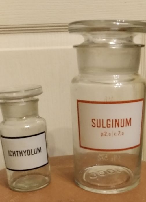 Аптечная посуда--штангласы 1,25 литра и 0,25 литра