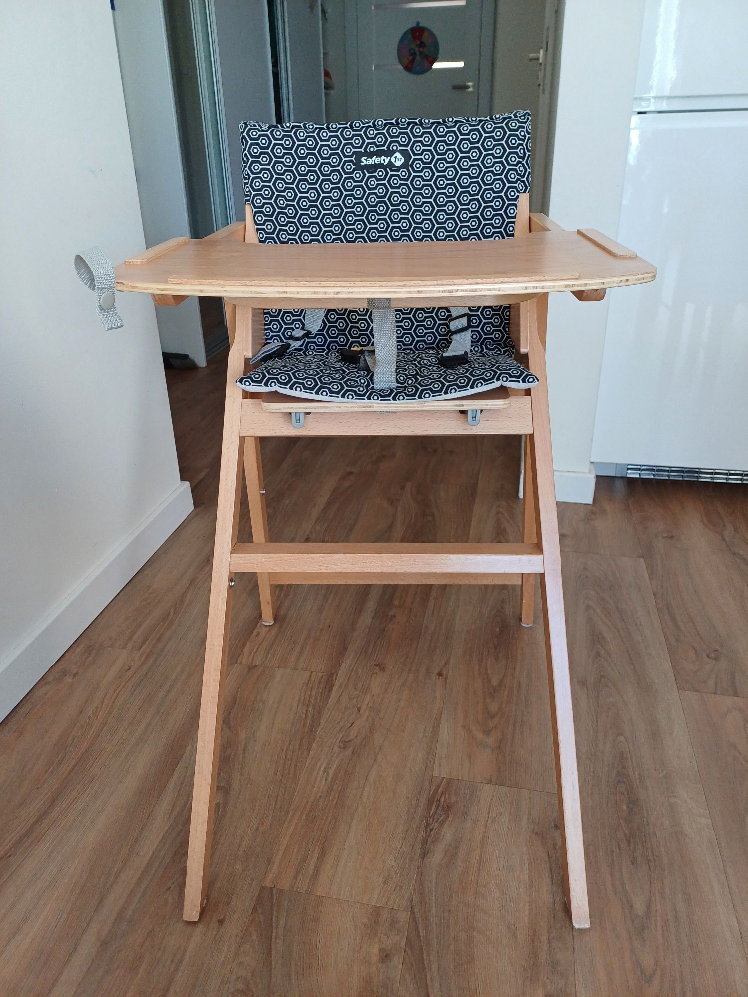 Krzesełko do karmienia stolik składane Safety 1st Nordik drewno