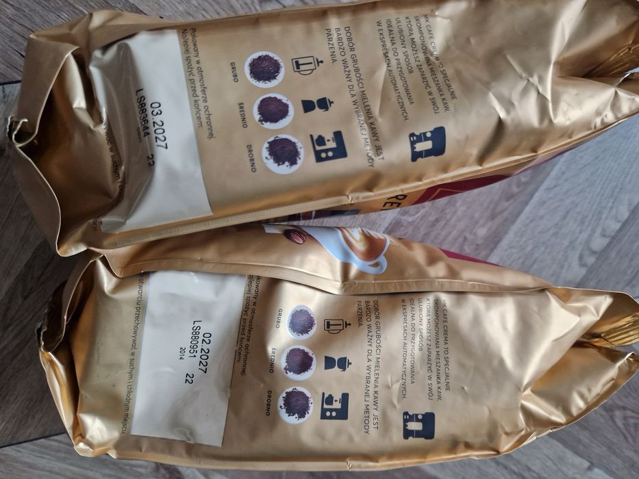 Kawa ziarnista mk cafe crema 2 kg