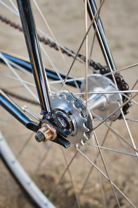 Otto Black: retro fixie / ostre koło / single-speed na ramie BLB 53cm