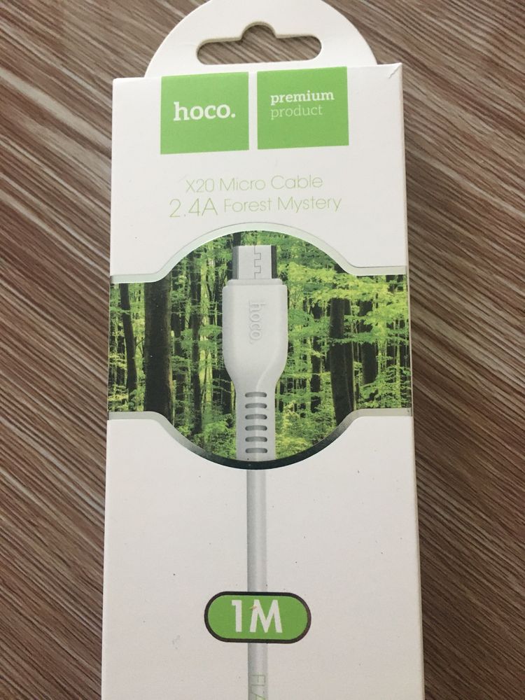 Оригінальний USB кабель X20 Micro Cable 2.4A , 1 метр.