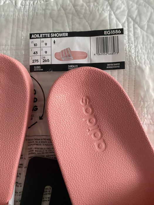 Adidas klapki damskie rozmiar 42 Pl , wkladja 26,5 cm
