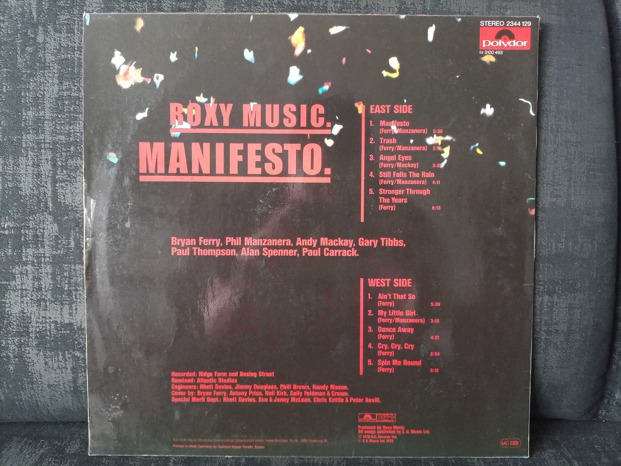 Płyta winylowa Roxy Music- Manifesto