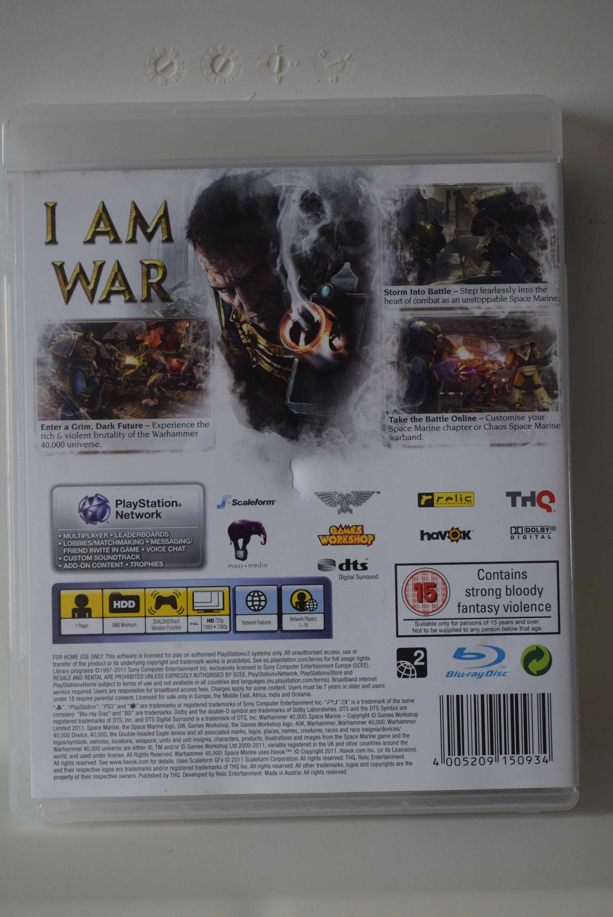 Warhammer 40,000  Space Marine  PS3