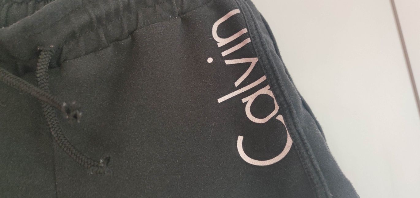 Spodenki dresowe szorty damskie czarne Calvin Klein r. M/L