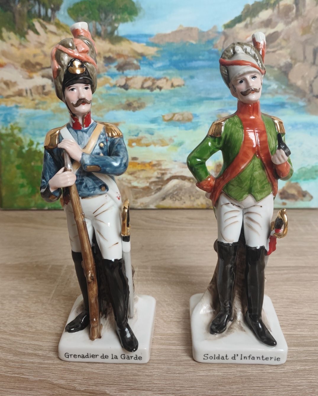 Porcelanowa figura Grenadier de La Garda Armia Napoleona i soldat