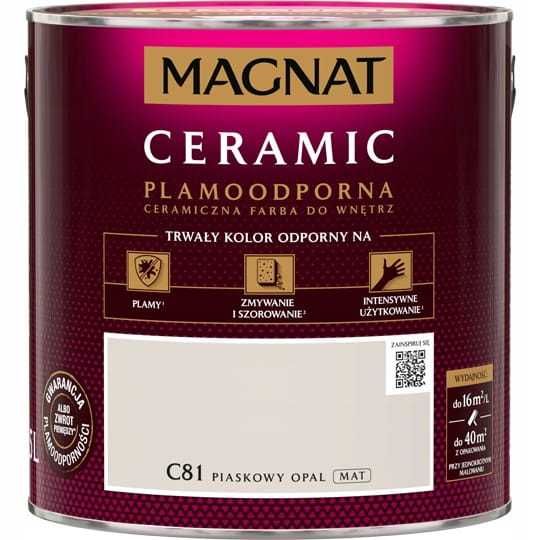 Sprzedam farby MAGNAT CERAMIC 5L 2,5L TANIO!