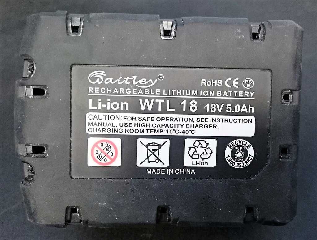 Bateria WTL 18v 5.0 Ah
