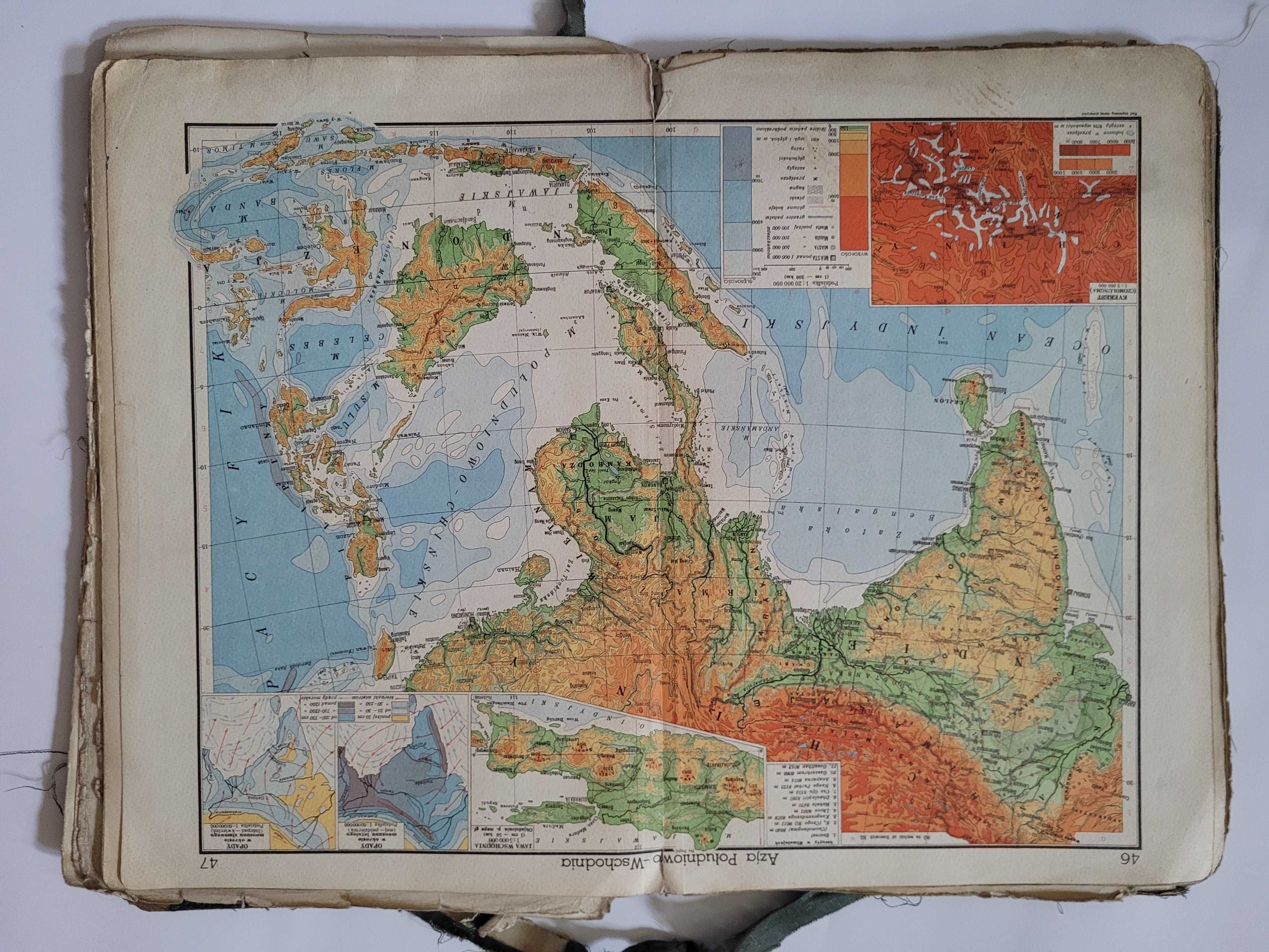 Atlas geograficzny, 1957r.