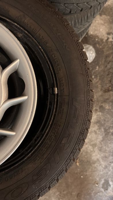 Kola stalowe opony idealny stan ! Kolpaki ! Polonez , 125p