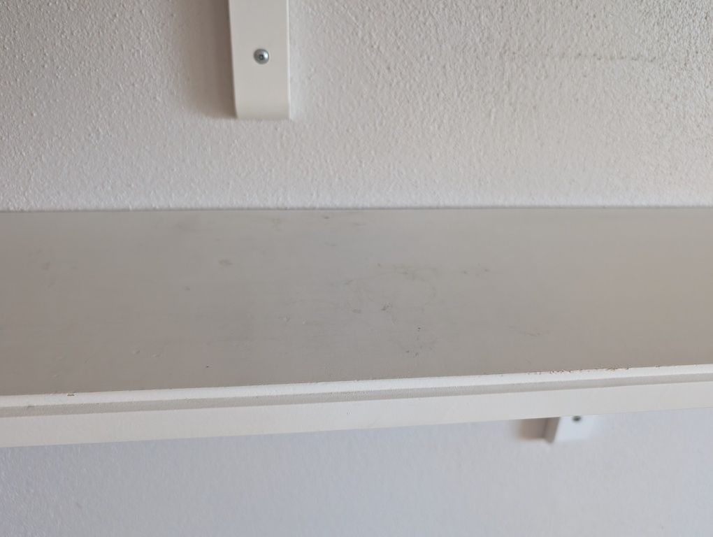 Półka ścienna biała Ikea używana