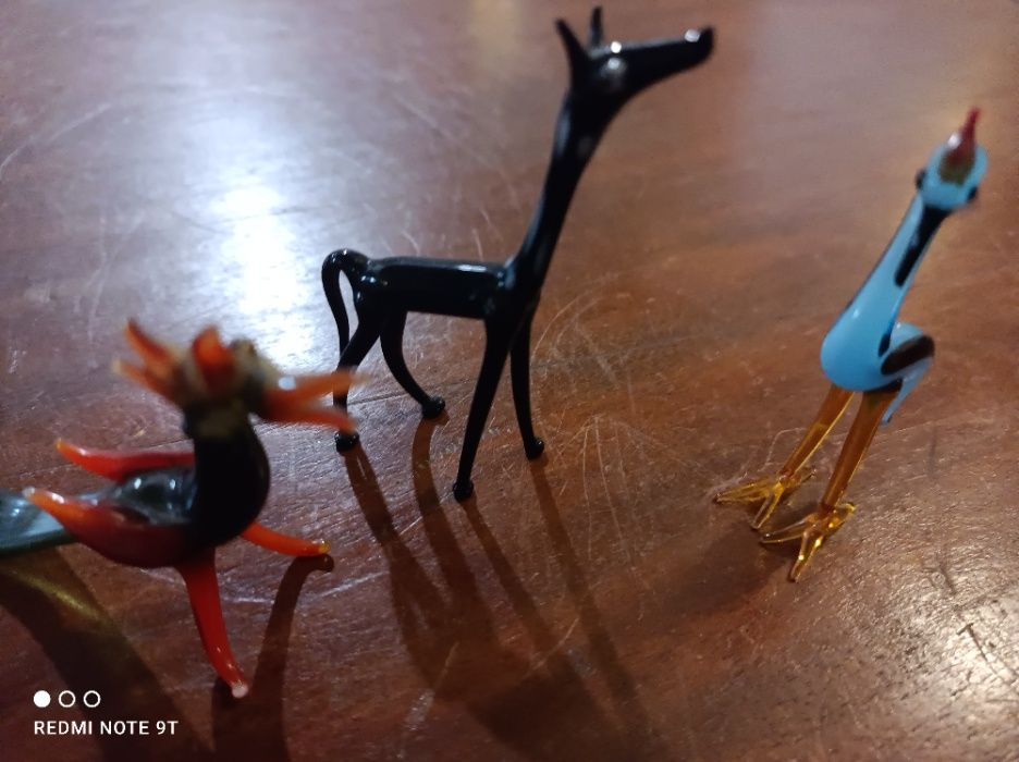 Miniaturas de Animais em vidro