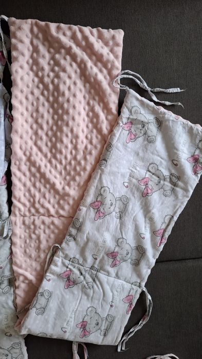 Cała Wyprawka do łóżeczka 120x60 dla dziewczynki