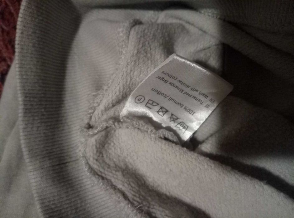 Світло-сірий бавовняний світшот