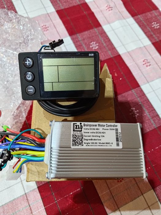 Sterownik , Wyświetlacz rower elektryczny, 24V36V48V60V  Nowy